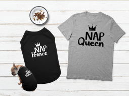 בגדים לכלבים – מתנה לכלב Nap Queen
